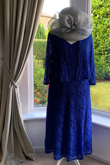 Pretty Nightingales Cobalt Blue Outfit -Pre Loved Size24