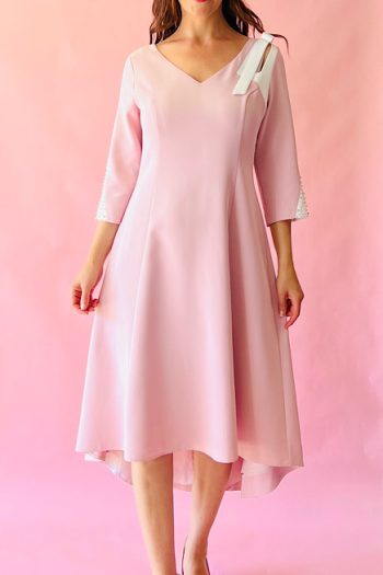 Gorgeous LIZABELLA Dress - Blush - This Seasons Design- Size 16- BNWT